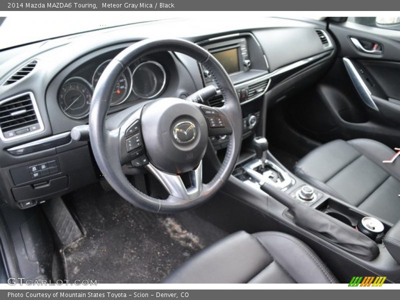 Meteor Gray Mica / Black 2014 Mazda MAZDA6 Touring