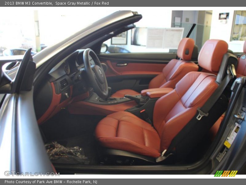Space Gray Metallic / Fox Red 2013 BMW M3 Convertible
