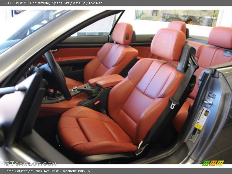 Space Gray Metallic / Fox Red 2013 BMW M3 Convertible
