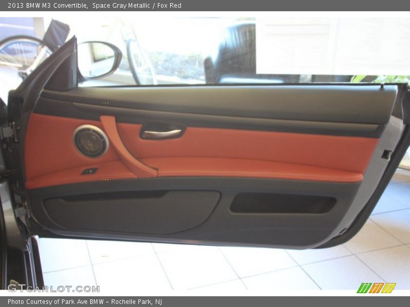 Space Gray Metallic / Fox Red 2013 BMW M3 Convertible