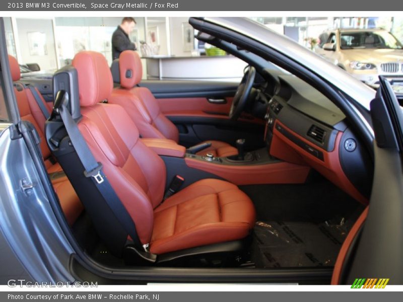 Space Gray Metallic / Fox Red 2013 BMW M3 Convertible