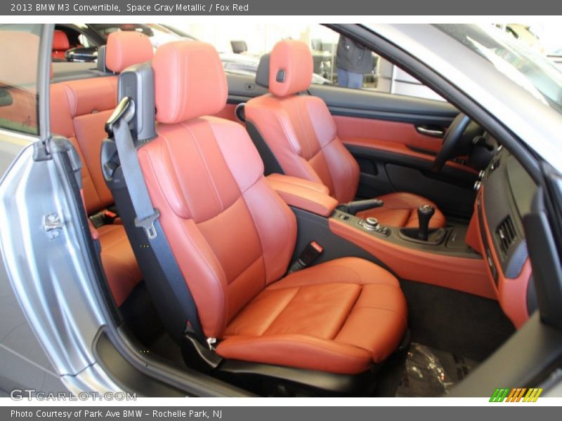 Space Gray Metallic / Fox Red 2013 BMW M3 Convertible