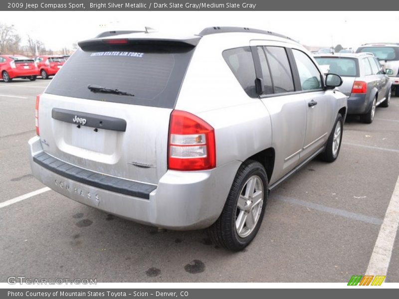 Bright Silver Metallic / Dark Slate Gray/Medium Slate Gray 2009 Jeep Compass Sport