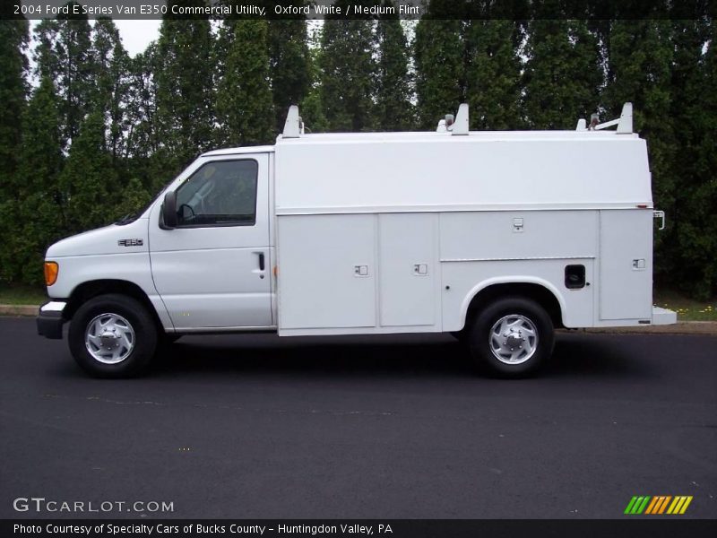 Oxford White / Medium Flint 2004 Ford E Series Van E350 Commercial Utility
