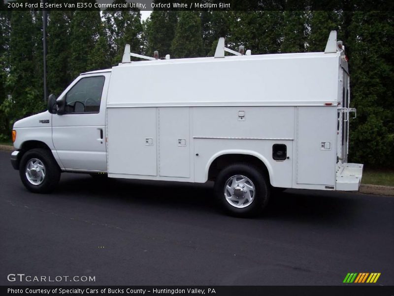 Oxford White / Medium Flint 2004 Ford E Series Van E350 Commercial Utility