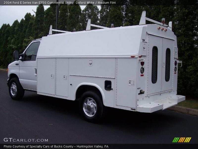 Oxford White / Medium Flint 2004 Ford E Series Van E350 Commercial Utility