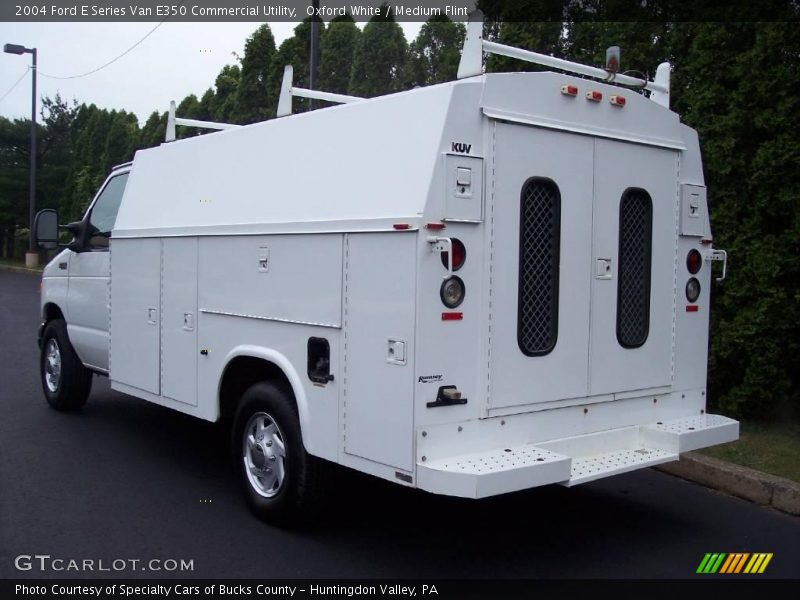 Oxford White / Medium Flint 2004 Ford E Series Van E350 Commercial Utility