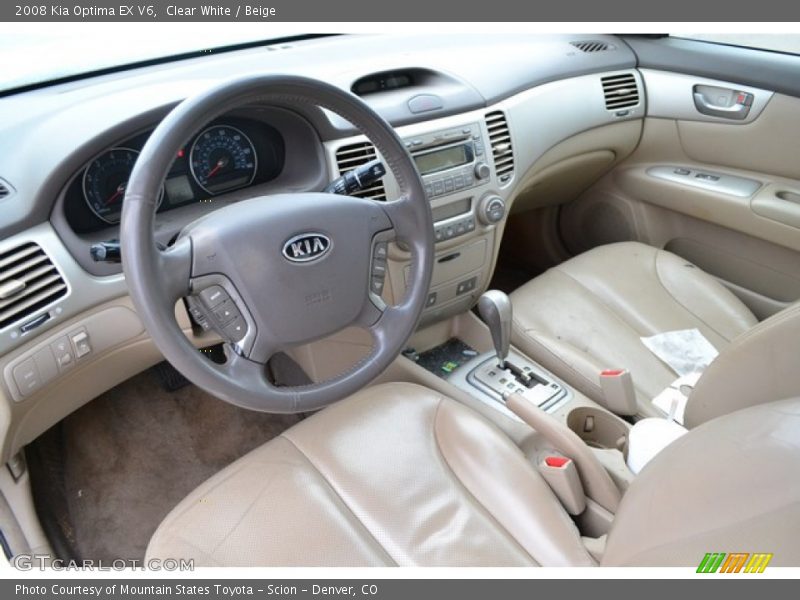  2008 Optima EX V6 Beige Interior