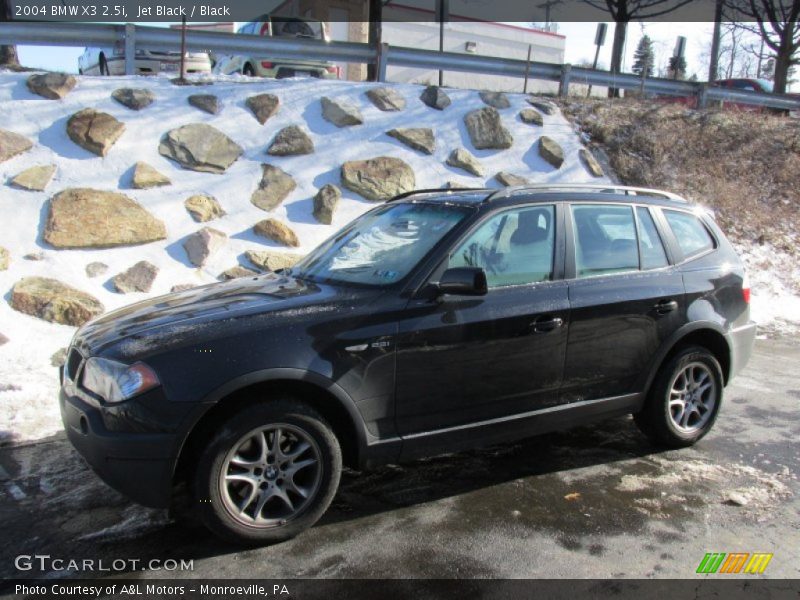 Jet Black / Black 2004 BMW X3 2.5i