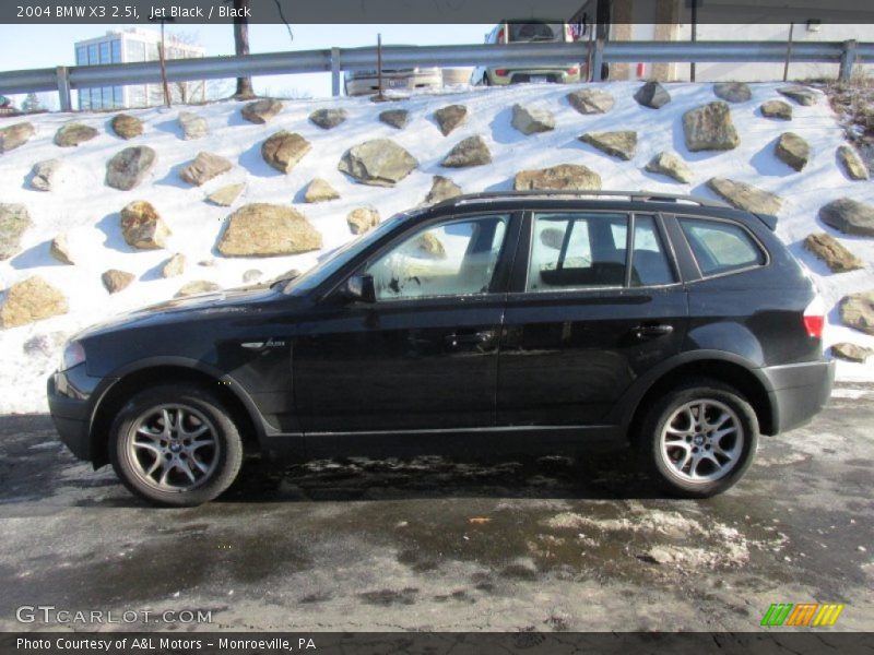 Jet Black / Black 2004 BMW X3 2.5i