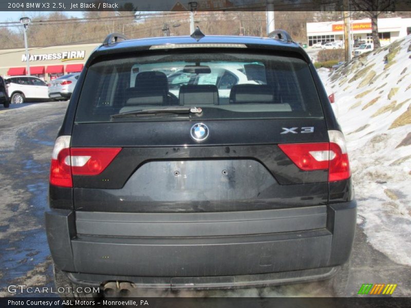 Jet Black / Black 2004 BMW X3 2.5i