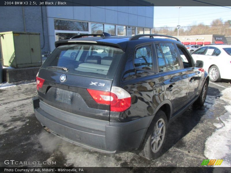 Jet Black / Black 2004 BMW X3 2.5i