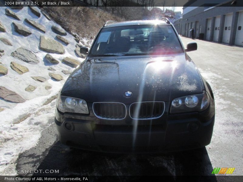 Jet Black / Black 2004 BMW X3 2.5i
