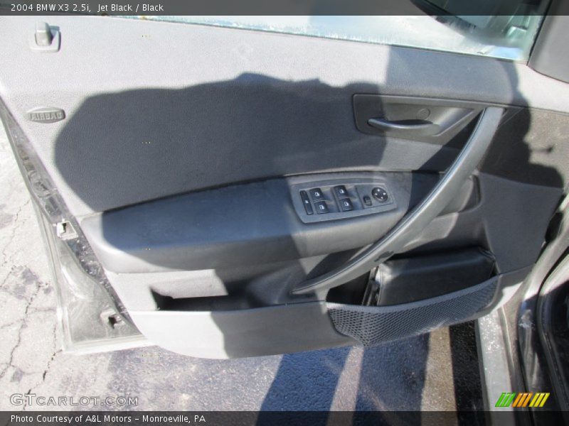 Jet Black / Black 2004 BMW X3 2.5i