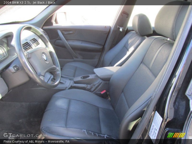 Jet Black / Black 2004 BMW X3 2.5i