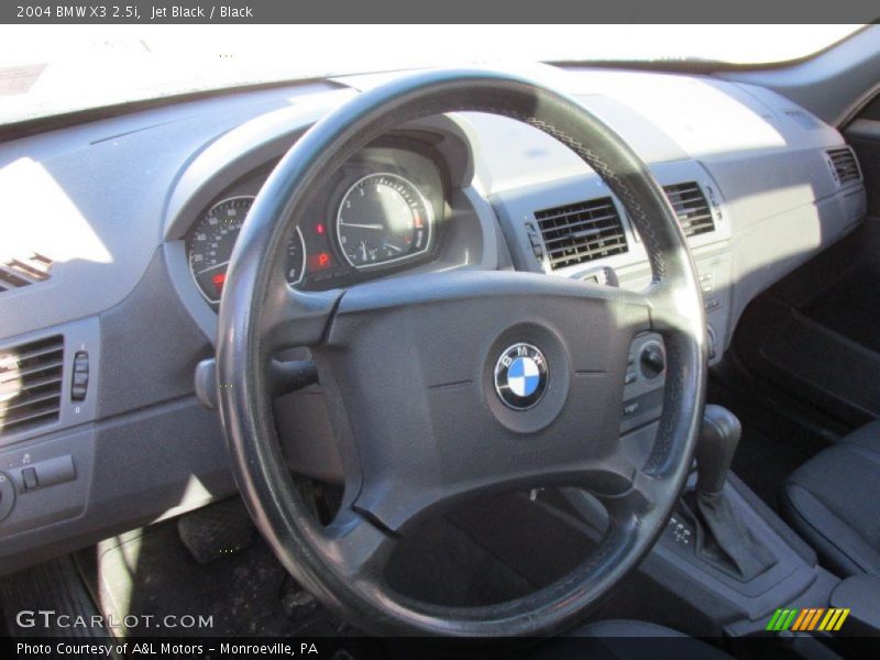 Jet Black / Black 2004 BMW X3 2.5i