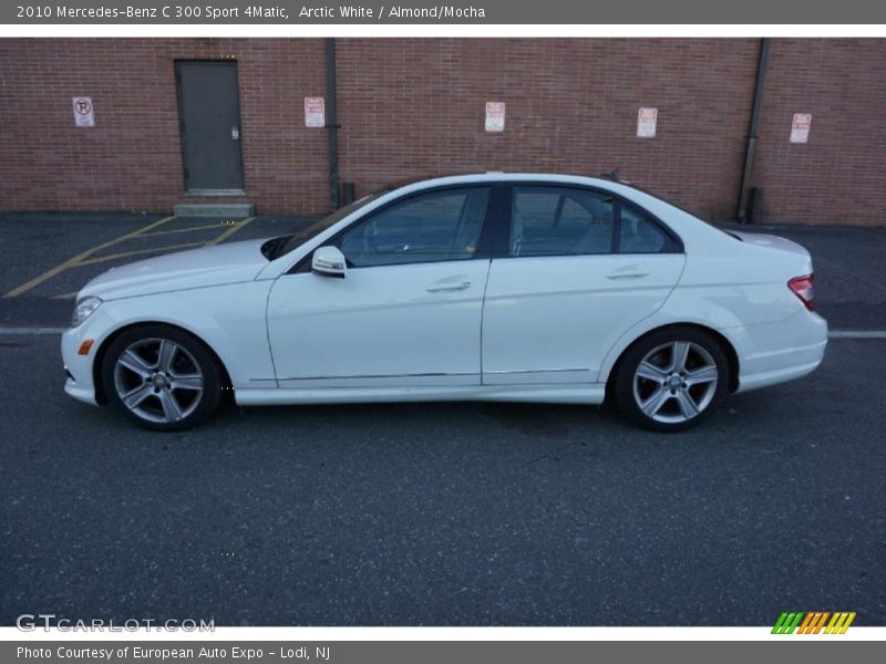 Arctic White / Almond/Mocha 2010 Mercedes-Benz C 300 Sport 4Matic