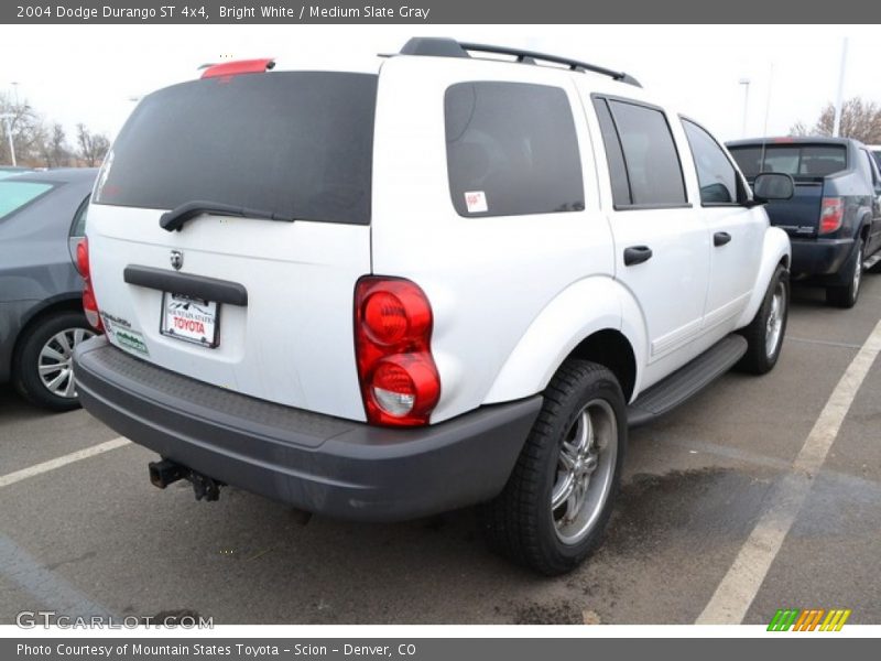 Bright White / Medium Slate Gray 2004 Dodge Durango ST 4x4