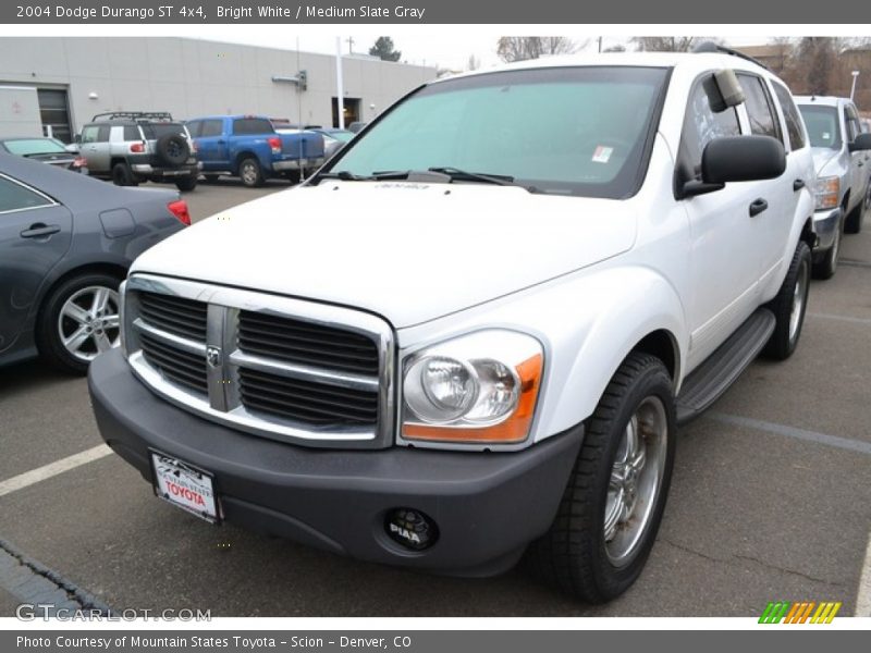 Bright White / Medium Slate Gray 2004 Dodge Durango ST 4x4