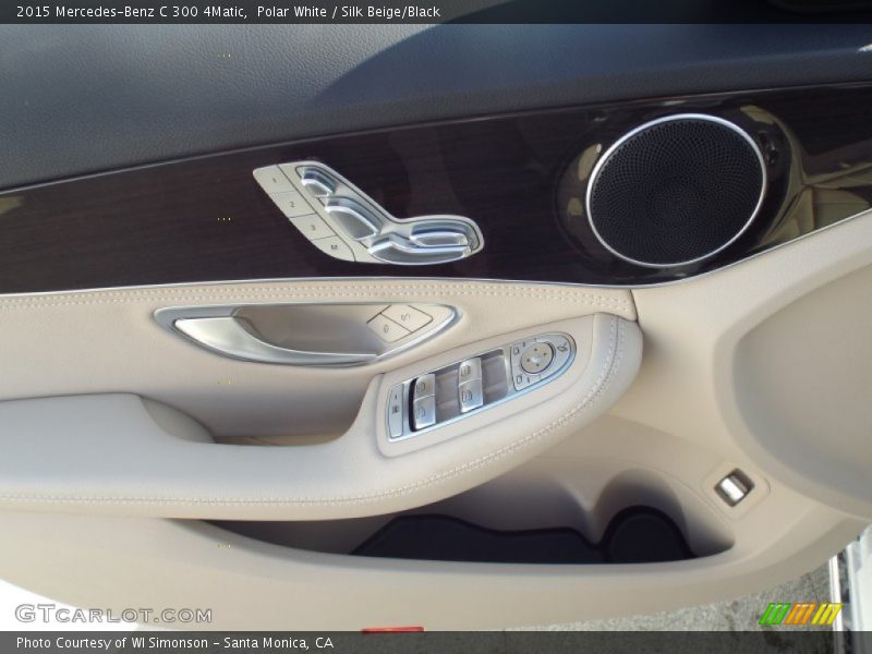 Polar White / Silk Beige/Black 2015 Mercedes-Benz C 300 4Matic