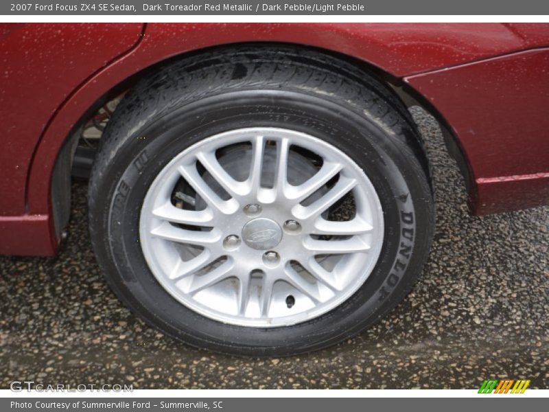 Dark Toreador Red Metallic / Dark Pebble/Light Pebble 2007 Ford Focus ZX4 SE Sedan