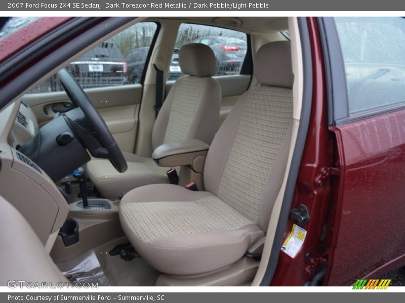 Dark Toreador Red Metallic / Dark Pebble/Light Pebble 2007 Ford Focus ZX4 SE Sedan
