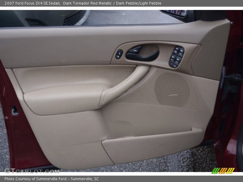 Dark Toreador Red Metallic / Dark Pebble/Light Pebble 2007 Ford Focus ZX4 SE Sedan