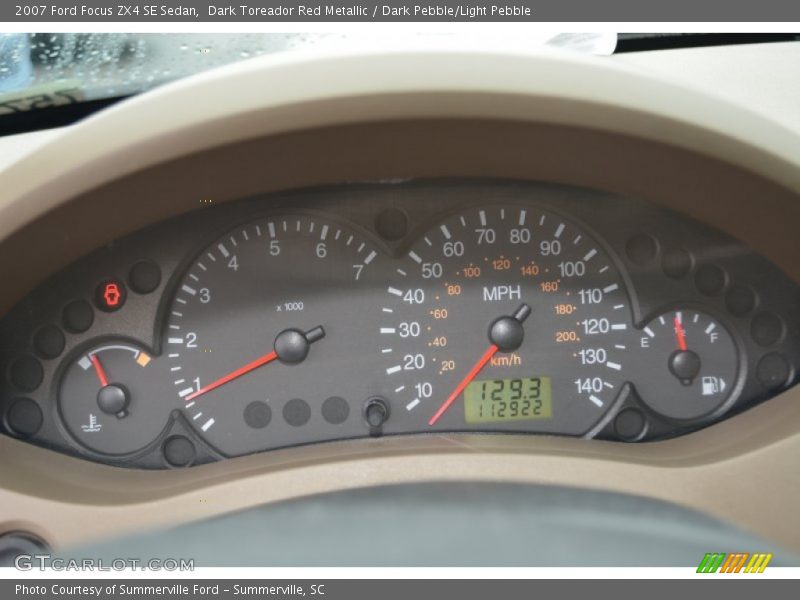 Dark Toreador Red Metallic / Dark Pebble/Light Pebble 2007 Ford Focus ZX4 SE Sedan