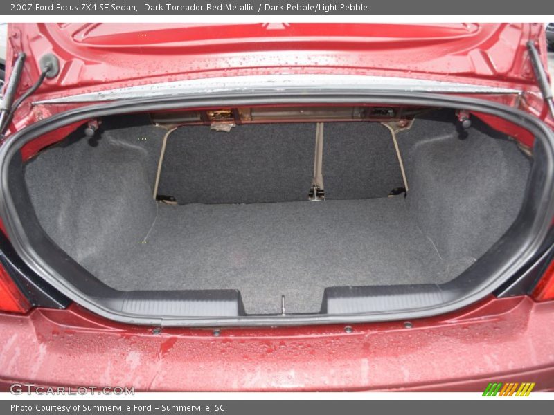 Dark Toreador Red Metallic / Dark Pebble/Light Pebble 2007 Ford Focus ZX4 SE Sedan