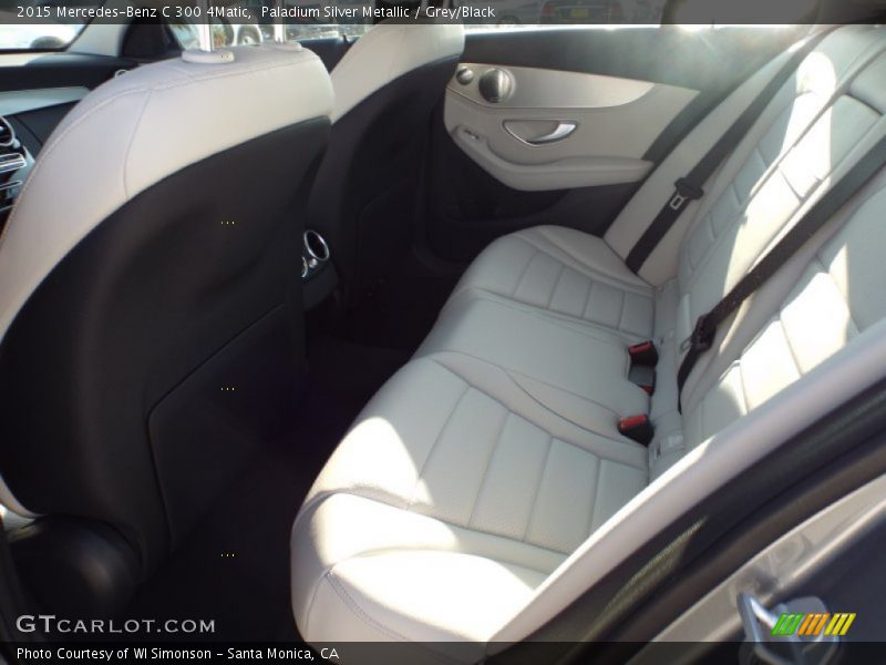 Paladium Silver Metallic / Grey/Black 2015 Mercedes-Benz C 300 4Matic