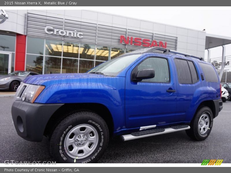 Metallic Blue / Gray 2015 Nissan Xterra X