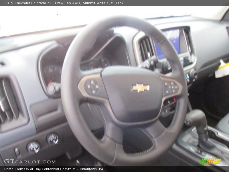 Summit White / Jet Black 2015 Chevrolet Colorado Z71 Crew Cab 4WD