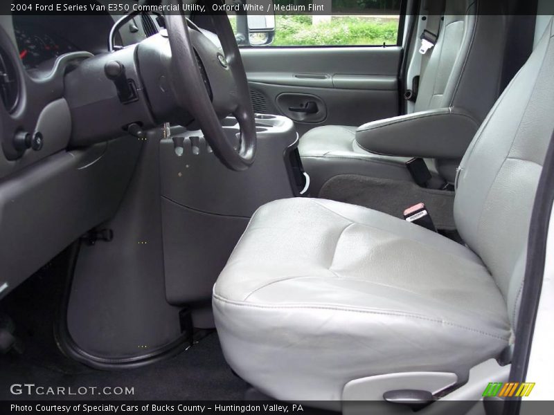 Oxford White / Medium Flint 2004 Ford E Series Van E350 Commercial Utility