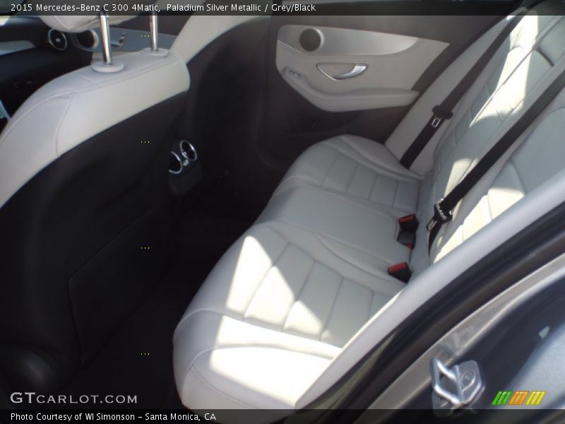 Paladium Silver Metallic / Grey/Black 2015 Mercedes-Benz C 300 4Matic