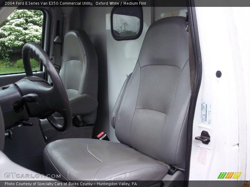 Oxford White / Medium Flint 2004 Ford E Series Van E350 Commercial Utility