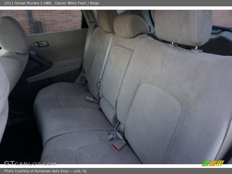 Glacier White Pearl / Beige 2011 Nissan Murano S AWD