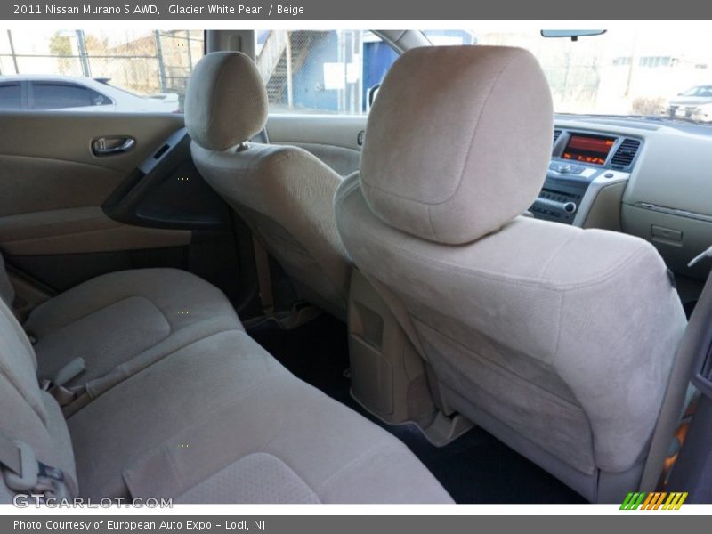 Glacier White Pearl / Beige 2011 Nissan Murano S AWD