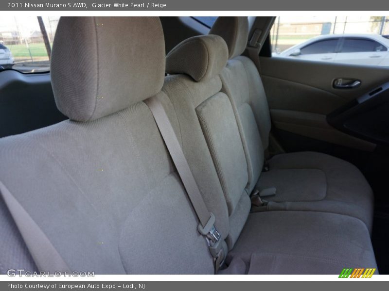 Glacier White Pearl / Beige 2011 Nissan Murano S AWD