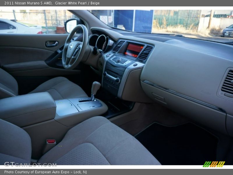Glacier White Pearl / Beige 2011 Nissan Murano S AWD