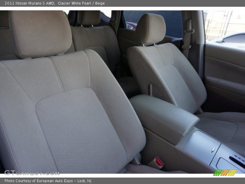 Glacier White Pearl / Beige 2011 Nissan Murano S AWD