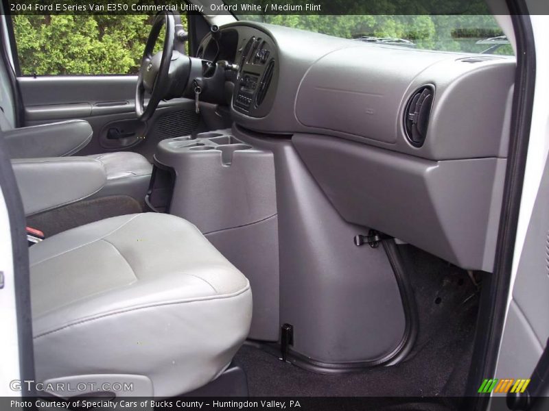 Oxford White / Medium Flint 2004 Ford E Series Van E350 Commercial Utility