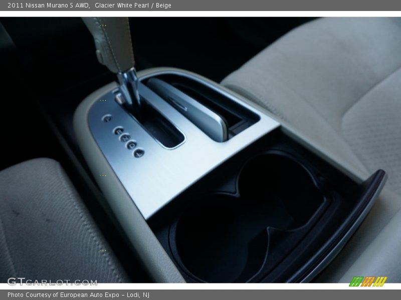 Glacier White Pearl / Beige 2011 Nissan Murano S AWD