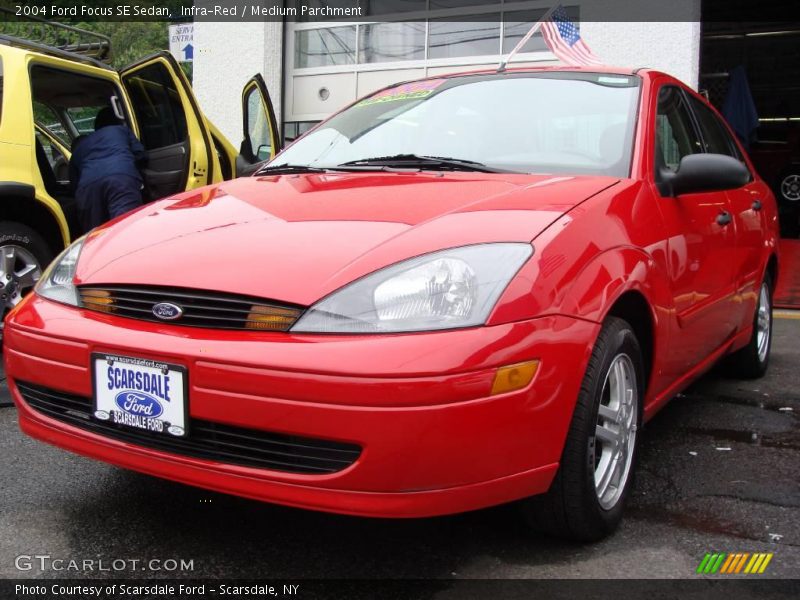 Infra-Red / Medium Parchment 2004 Ford Focus SE Sedan