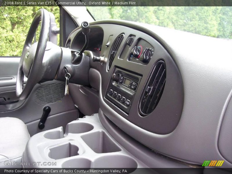 Oxford White / Medium Flint 2004 Ford E Series Van E350 Commercial Utility