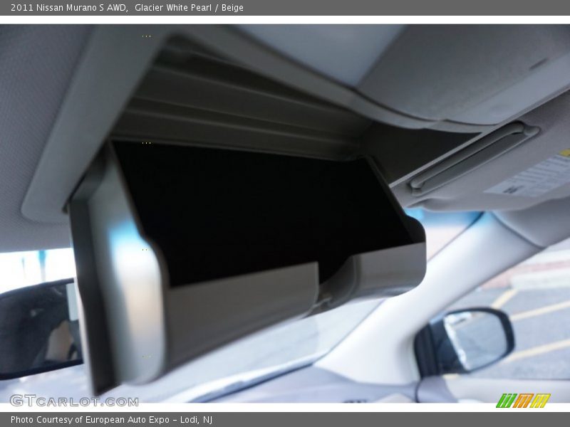 Glacier White Pearl / Beige 2011 Nissan Murano S AWD