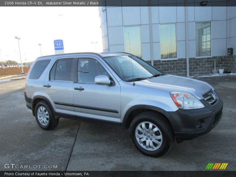 Alabaster Silver Metallic / Black 2006 Honda CR-V EX