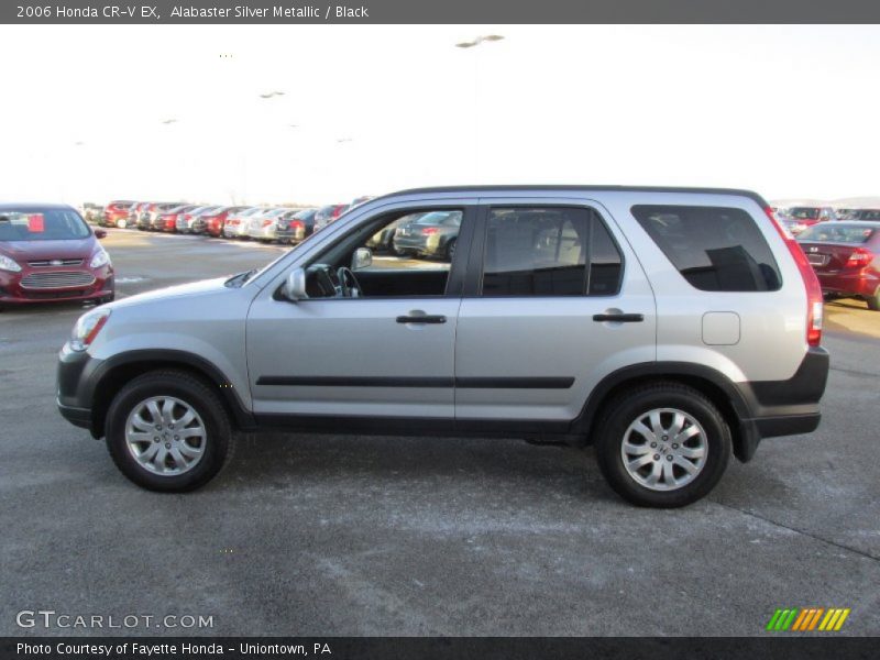 Alabaster Silver Metallic / Black 2006 Honda CR-V EX