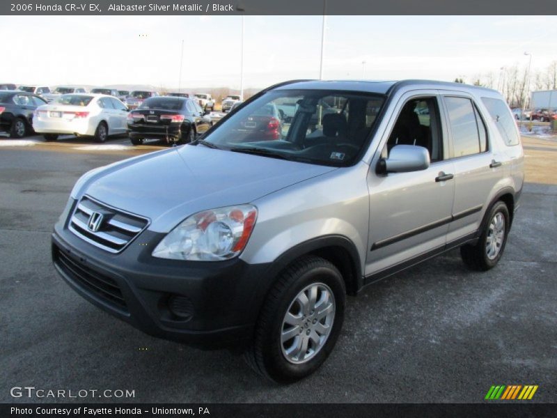 Alabaster Silver Metallic / Black 2006 Honda CR-V EX