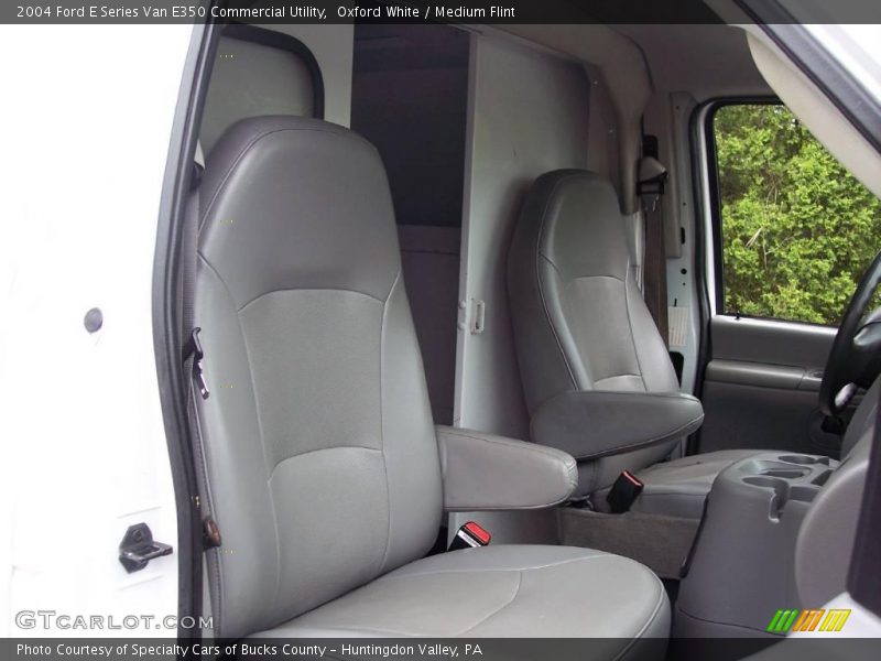 Oxford White / Medium Flint 2004 Ford E Series Van E350 Commercial Utility