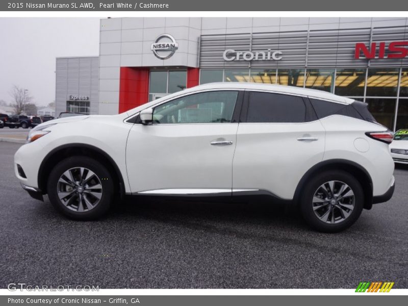 Pearl White / Cashmere 2015 Nissan Murano SL AWD